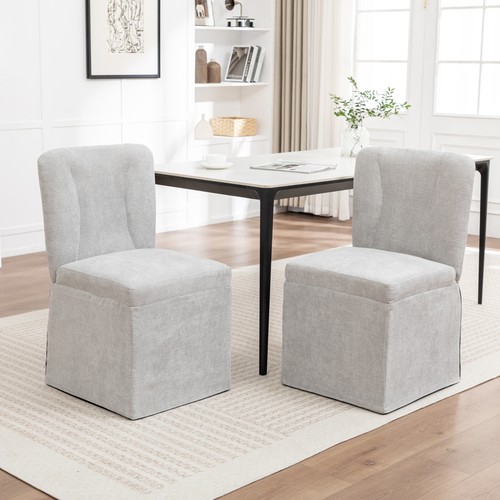 Modern linen dining - modern,